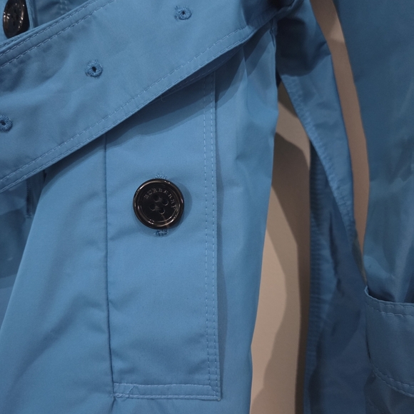 Burberry Vibrant Blue Trench Coat - Picture 3 of 12